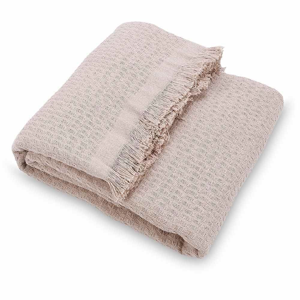 Manta para Sofá Decorativa 1,40X2,00 m Requinte Havan Casa - Amêndoa