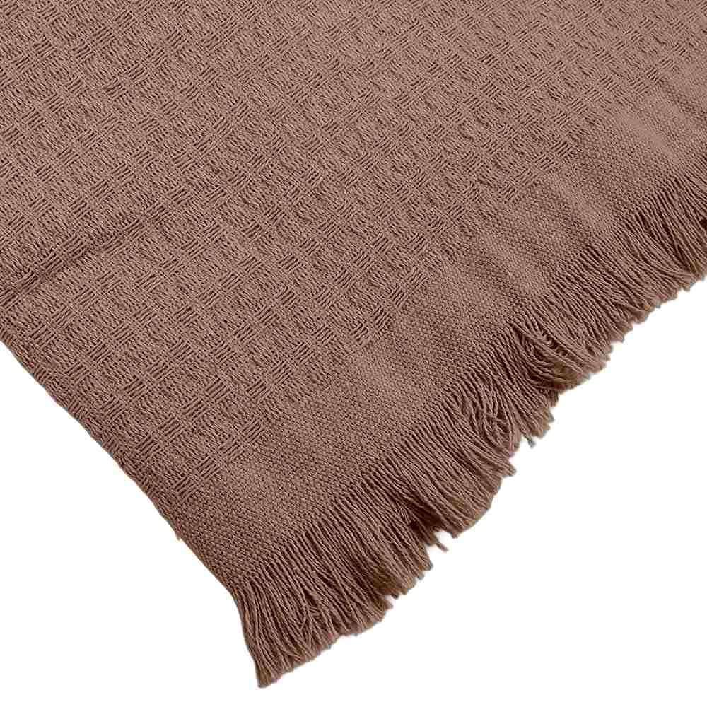 Manta para Sofá Decorativa 1,40X2,00 m Requinte Havan Casa - Marrom Claro