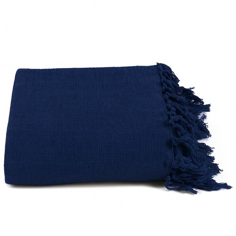 Manta Para Sofá Decorativa 1,80X2,30 M Monaco Havan Casa - Azul