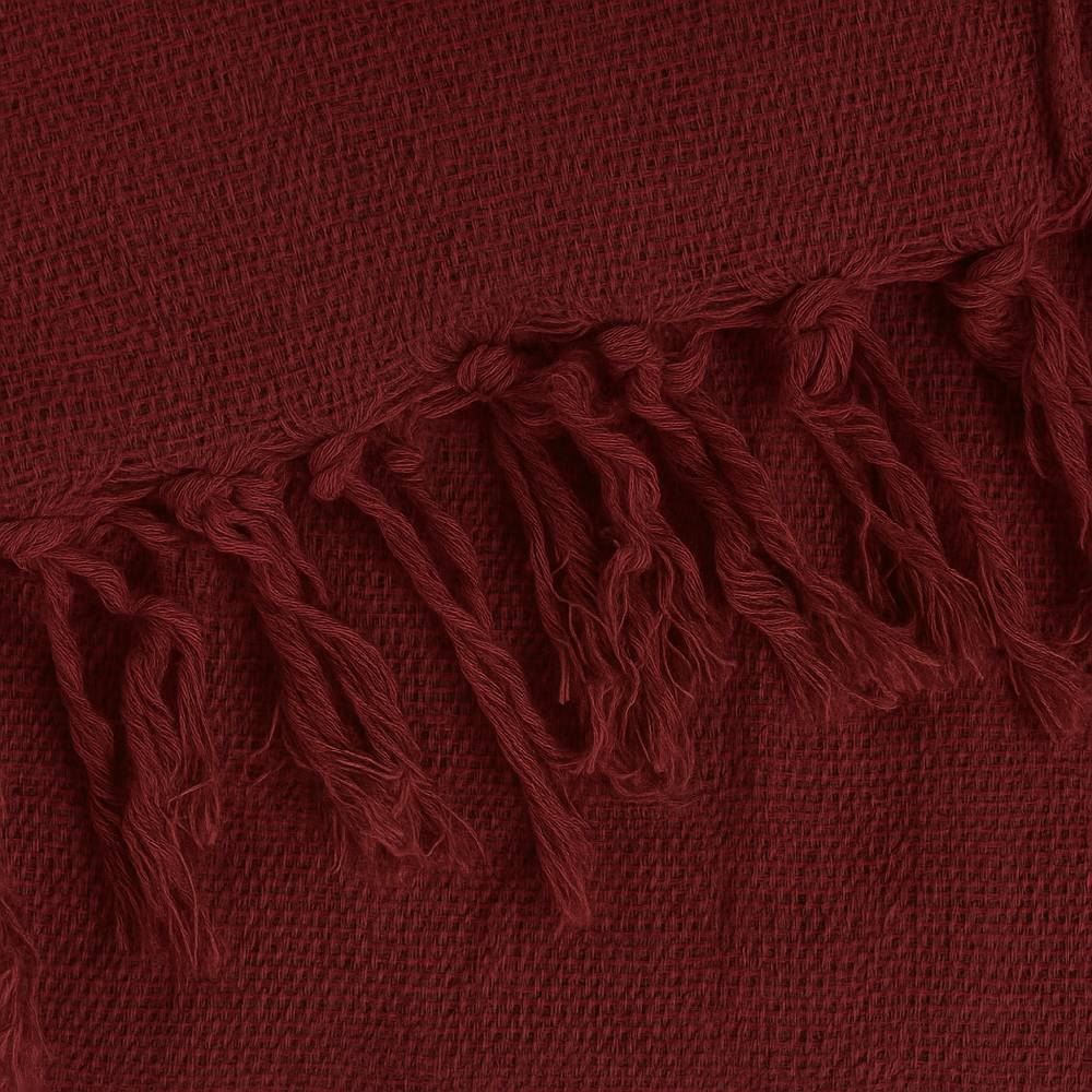 Manta Para Sofá Decorativa 1,80X2,30 M Monaco Havan Casa - Marsala