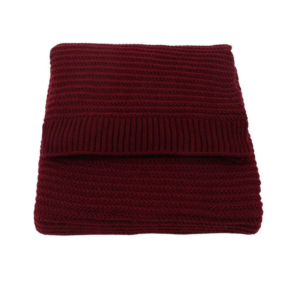 Manta para Sofá em Trico Elegance 1,00X2,00 Havan Casa - Marsala