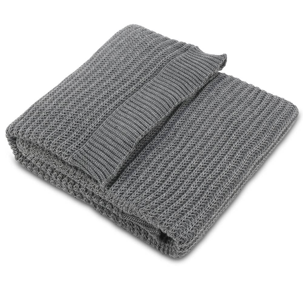 Manta para Sofá em Trico Elegance 1,00X2,00 Havan Casa - Cinza