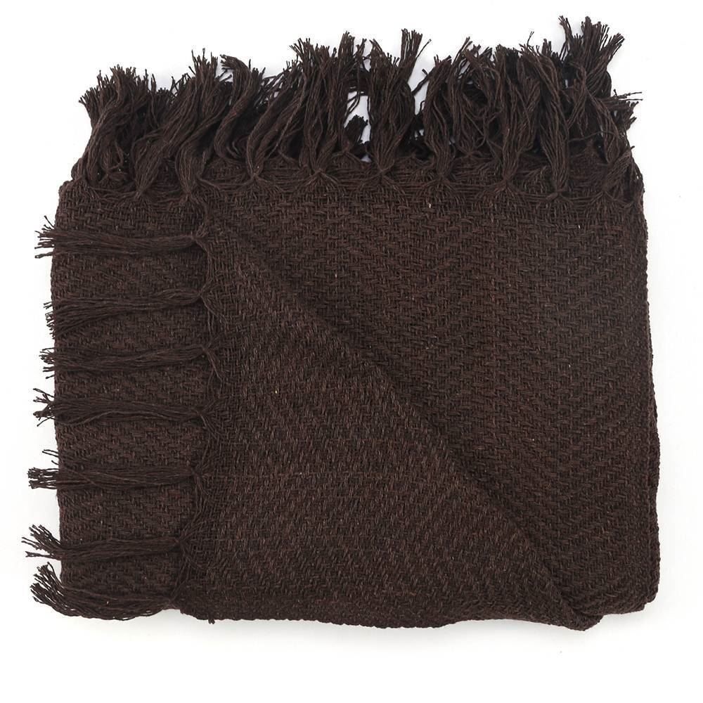 Manta Para Sofá Rústica 1,20X1,50 M Havan Casa - Marrom