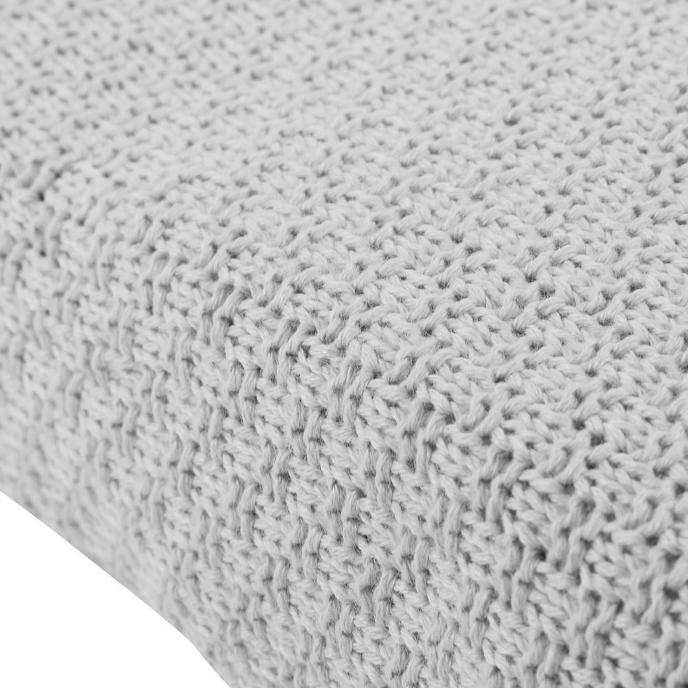 Manta Peseira Tricot Versalhes 100% Poliéster Havan Casa - Prata