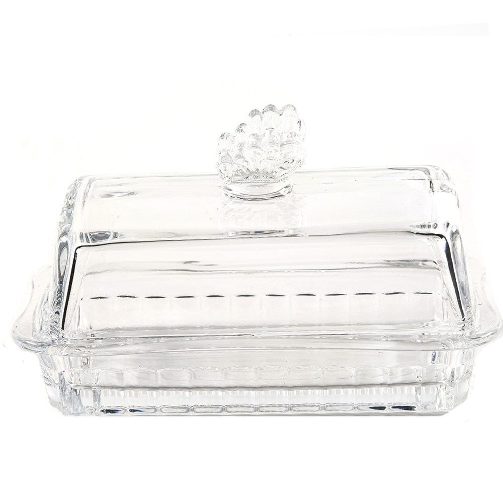 Manteigueira Com Tampa Butterfly Wolff 17Cm - Transparente