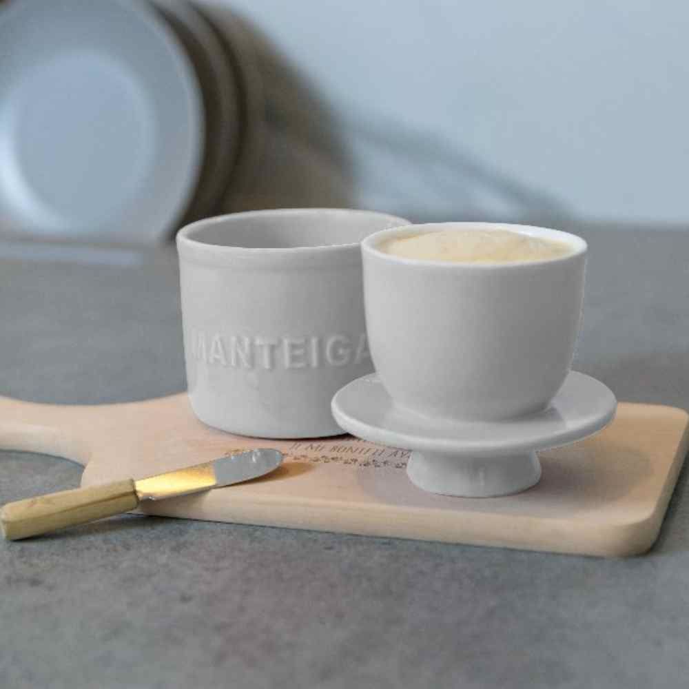 Manteigueira Francesa Havan Casa 130G - Branco