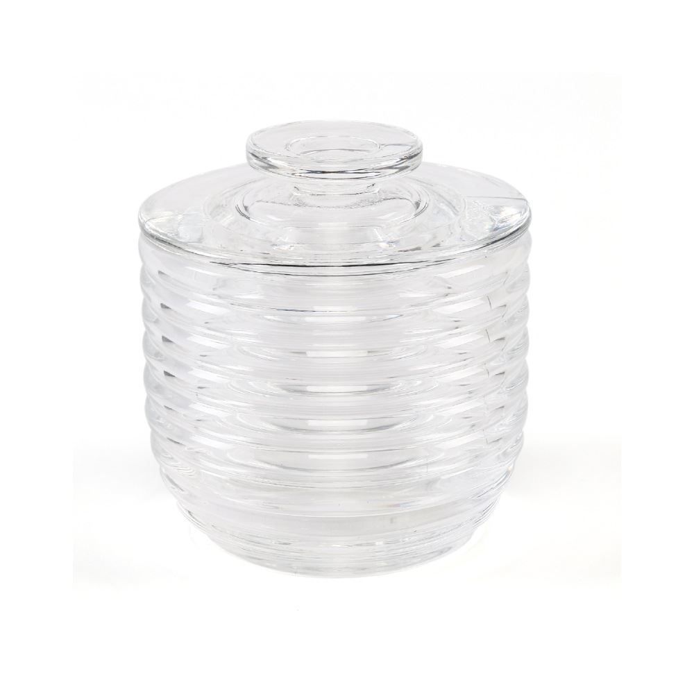 Manteigueira Francesa Vidro Colmeia Lyor - Transparente 