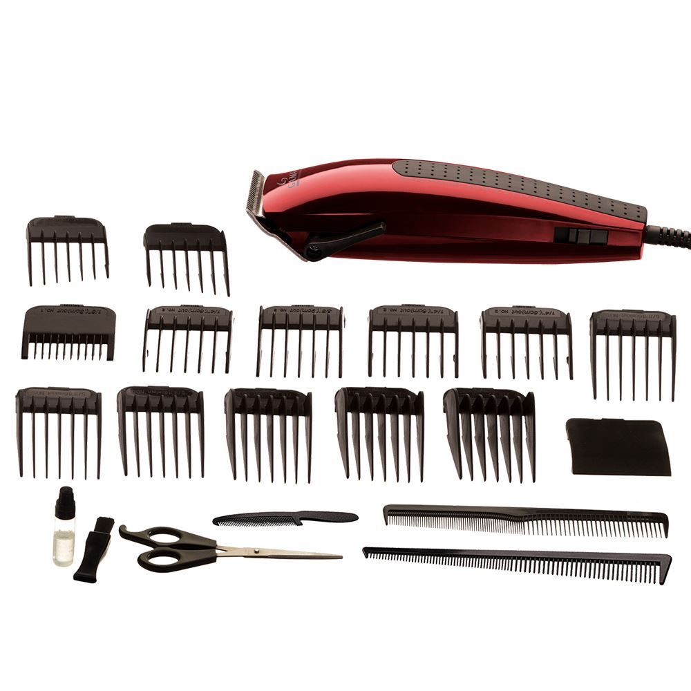 Máquina de Cortar Cabelo GM 586 Plus Com 13 pentes Gama
