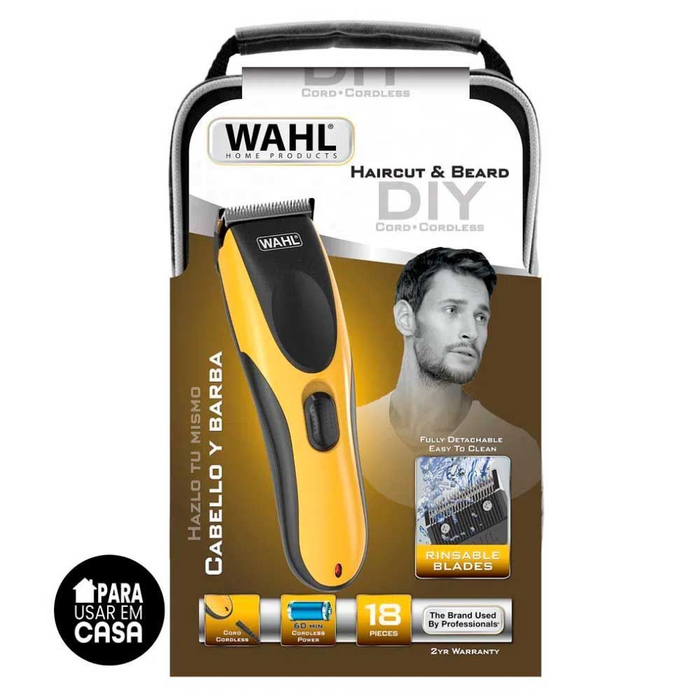 Máquina De Corte Sem Fio Harcut E Beard Diy Wahl - Bivolt