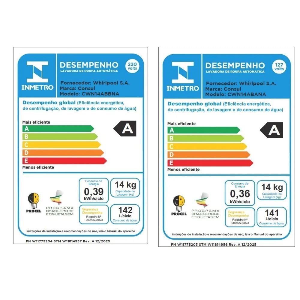 Máquina de Lavar Consul 14Kg Branca