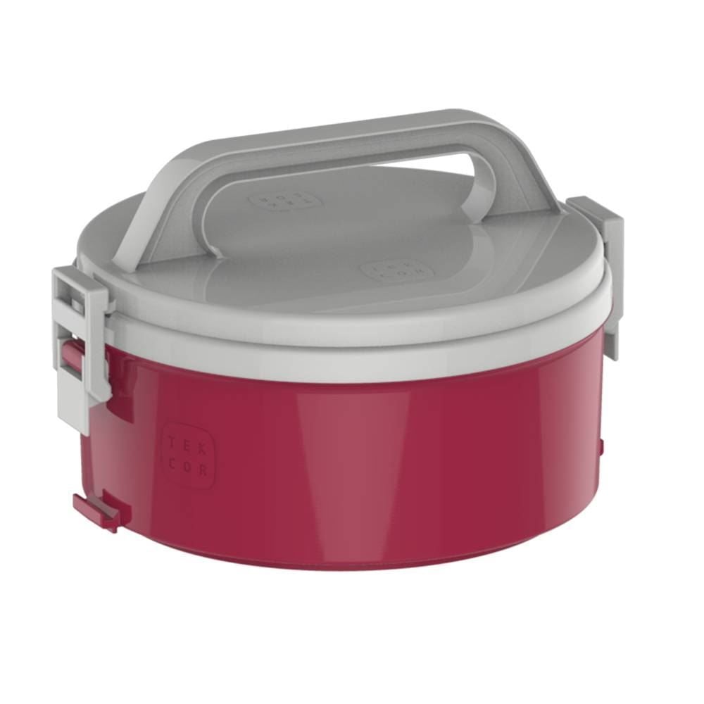 Marmita Tekcor 2 Divisória Soprano 1,5L - Vermelho