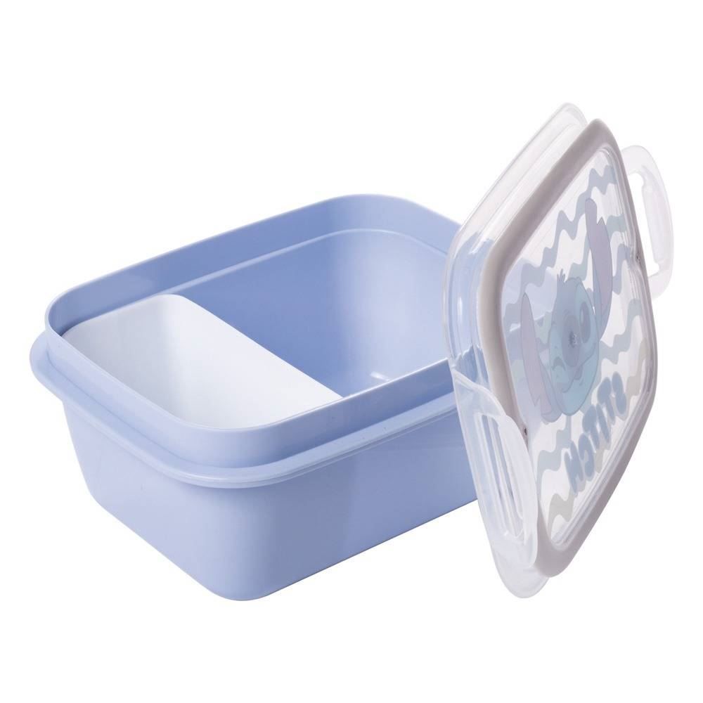 Pote De Marmita Stitch Com Trava Plasútil - Azul