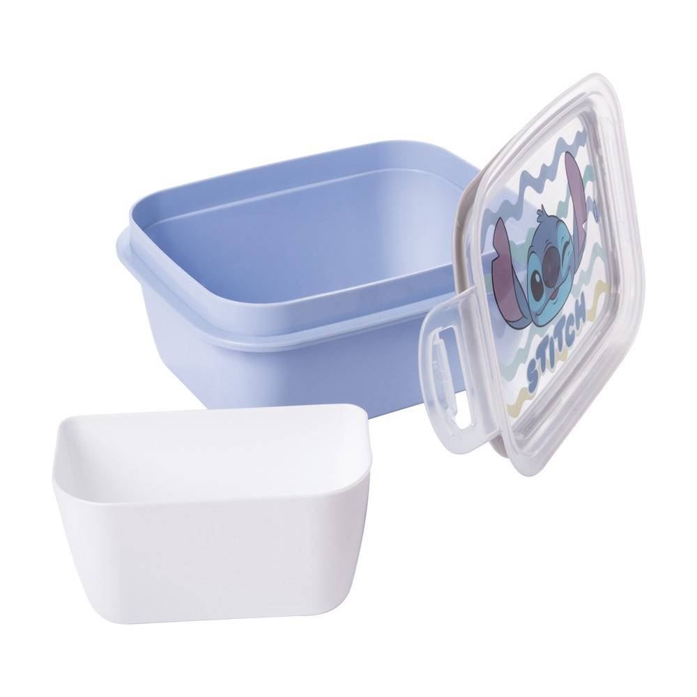 Pote De Marmita Stitch Com Trava Plasútil - Azul