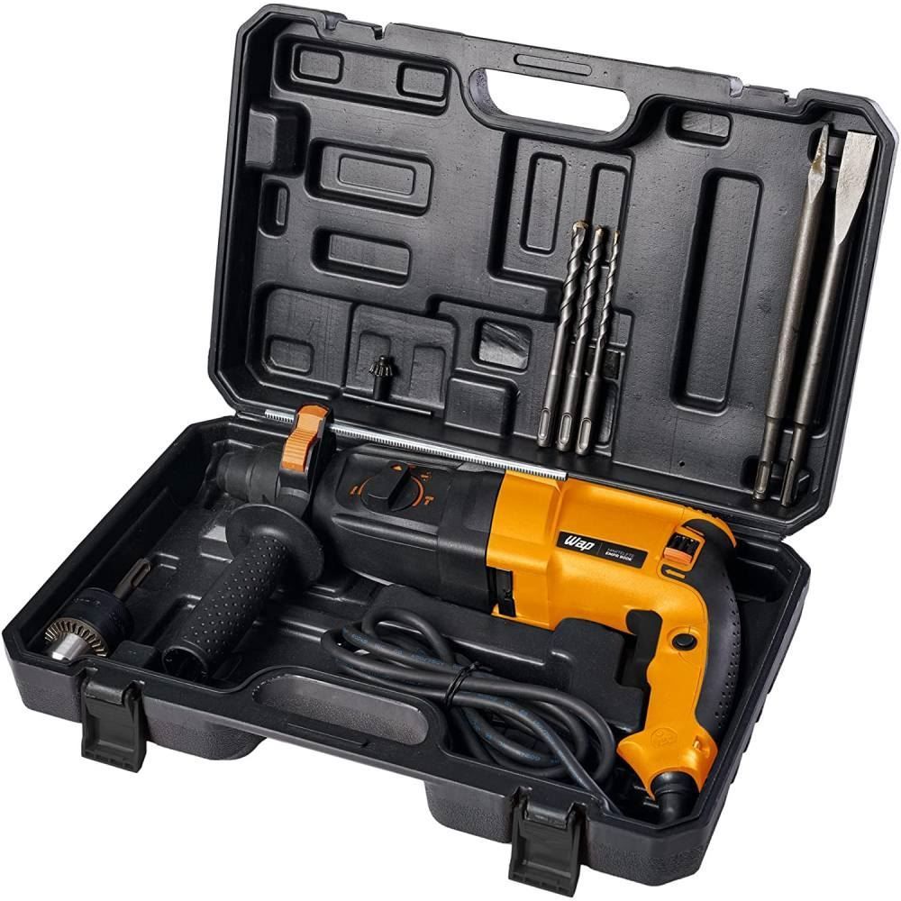 Martelete Combinado Wap 900W SDS Plus c/ Maleta EMPR900K