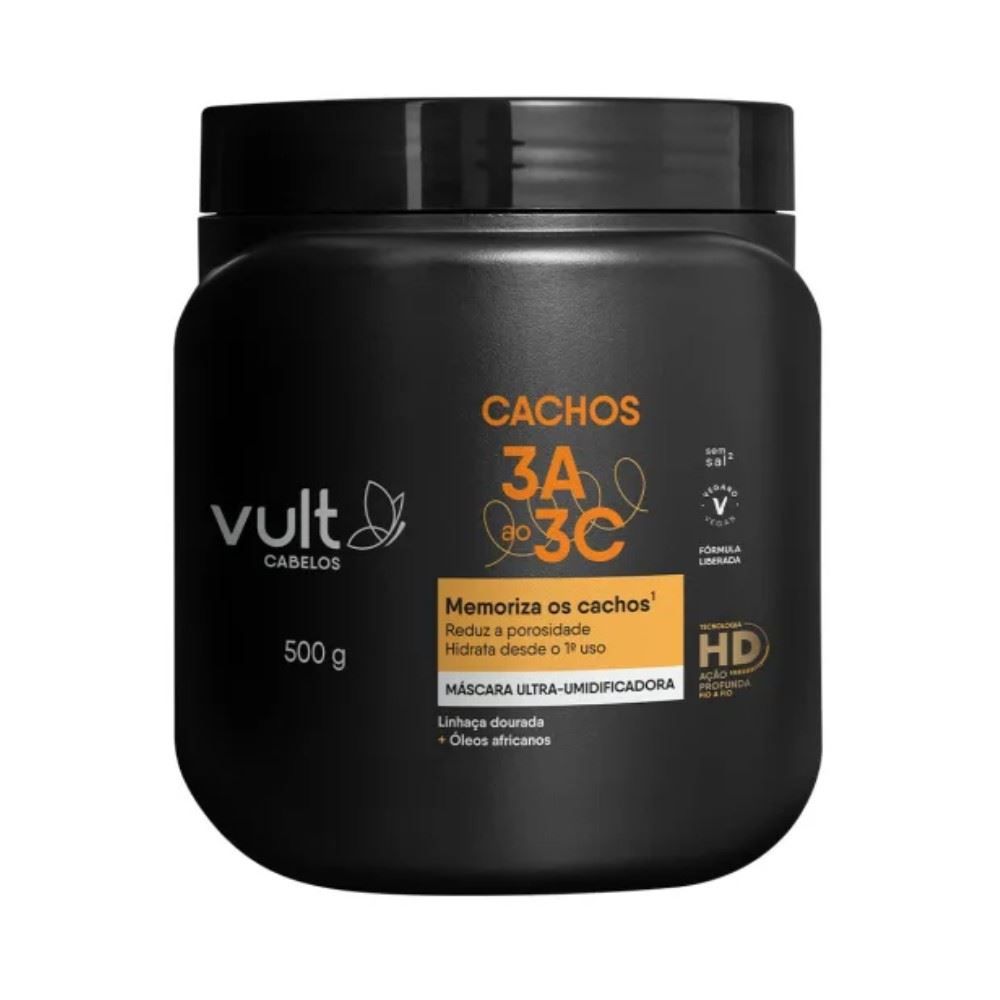 Máscara Capilar Cachos Vult - 500g