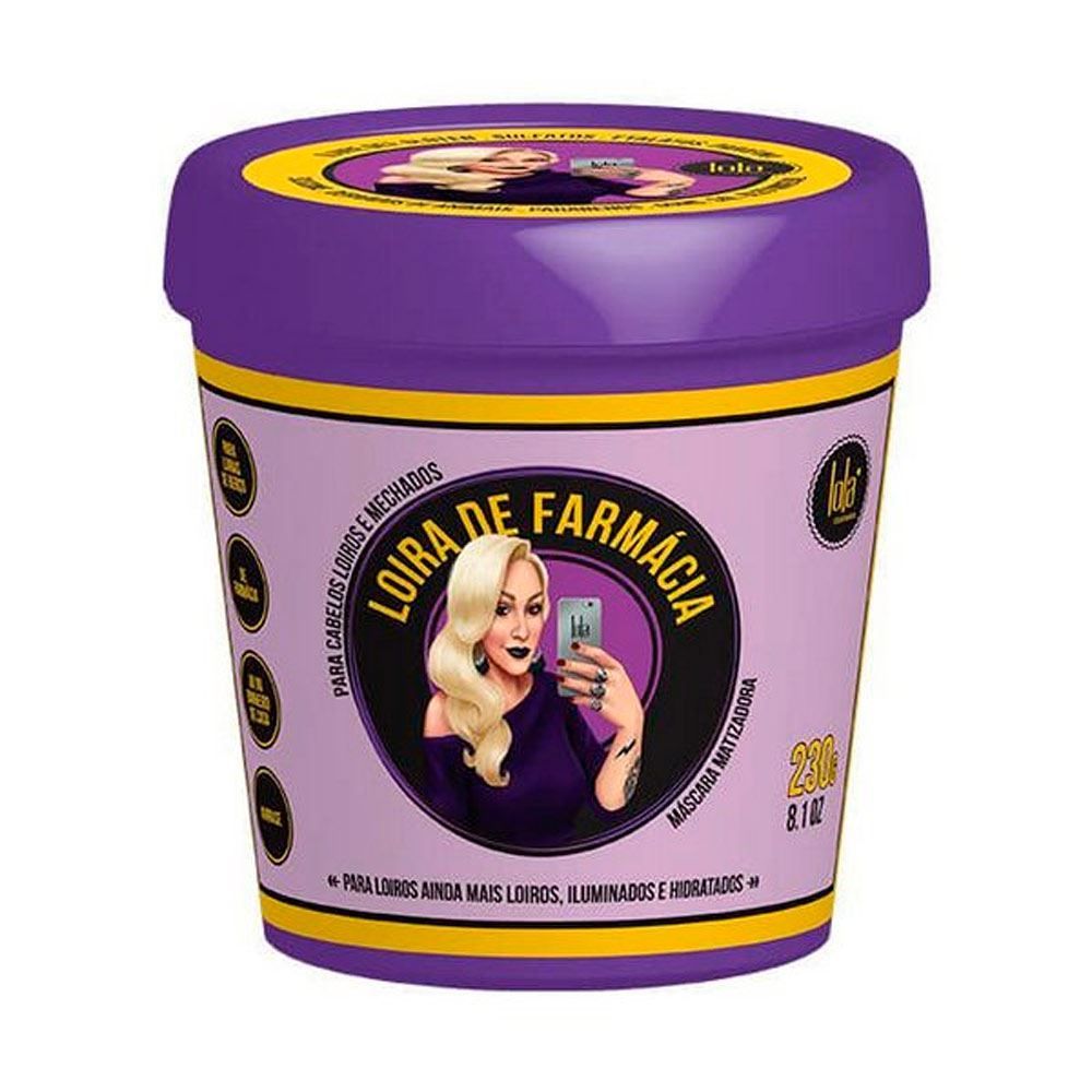 Máscara Capilar Loira De Farmácia 230G Lola - DIVERSOS