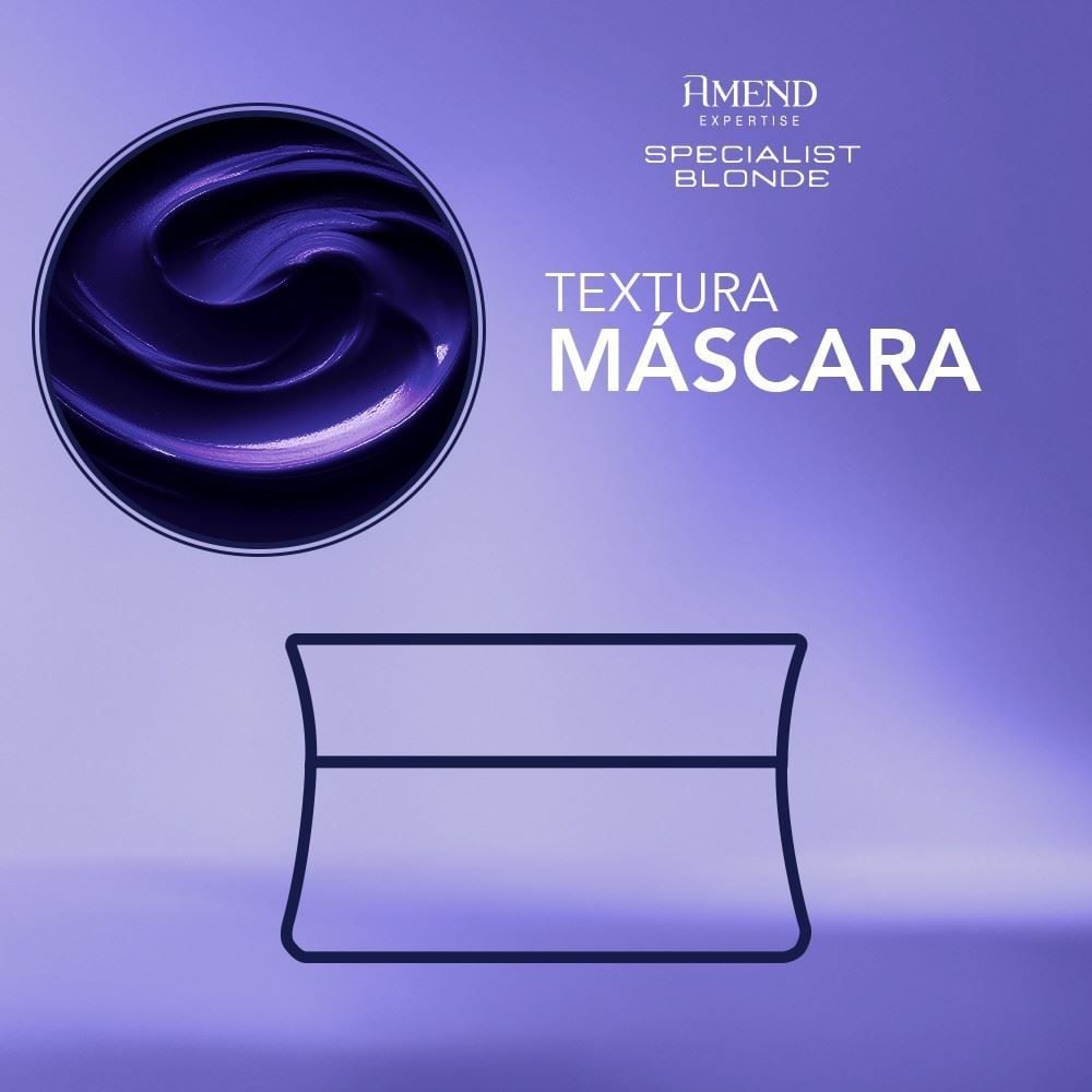 Máscara Capilar Matizadora Expertise Specialist Blonde Amend 300G