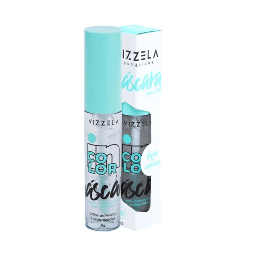 Máscara De Cílios Incolor Vizzela - 5g