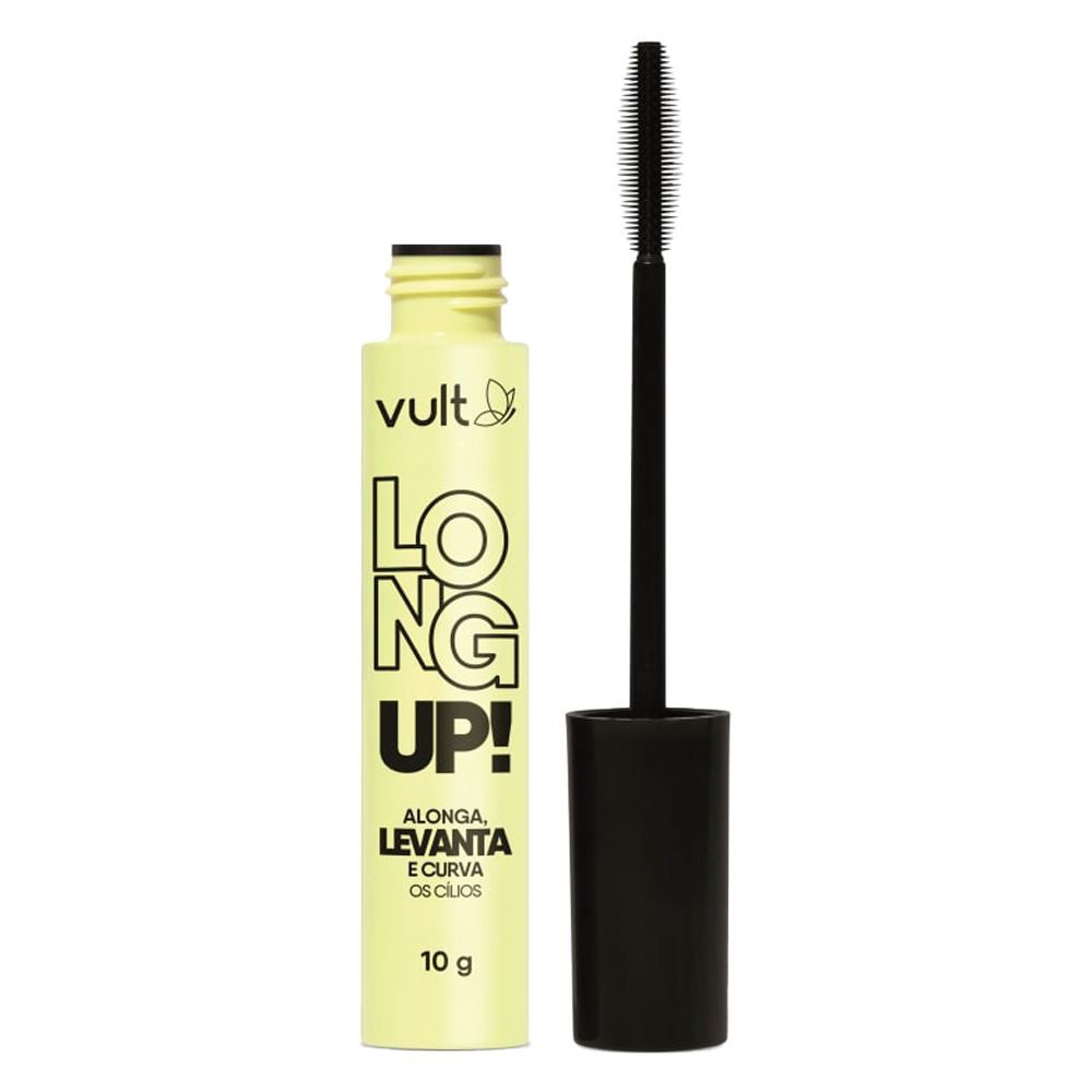Mascara De Cilios Long Up Preta 10G Vult 