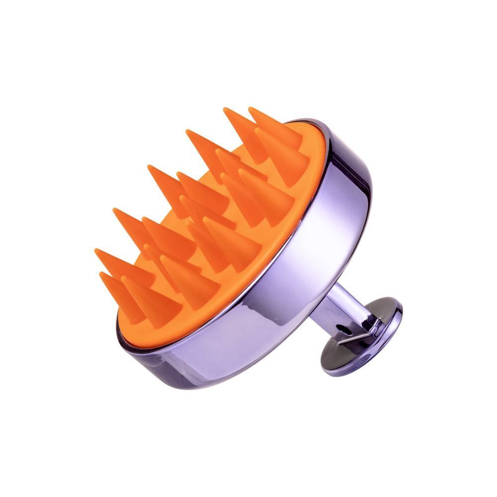 Massageador De Couro Cabeludo Proart - Roxo e Laranja