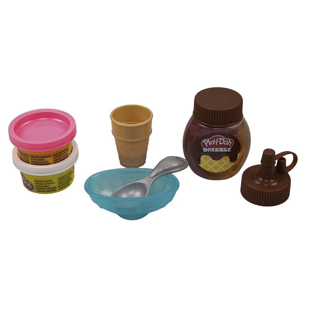 Massinha De Modelar Hasbro Mini Kit Sorvete Com Cobertura Play-Doh - F0654