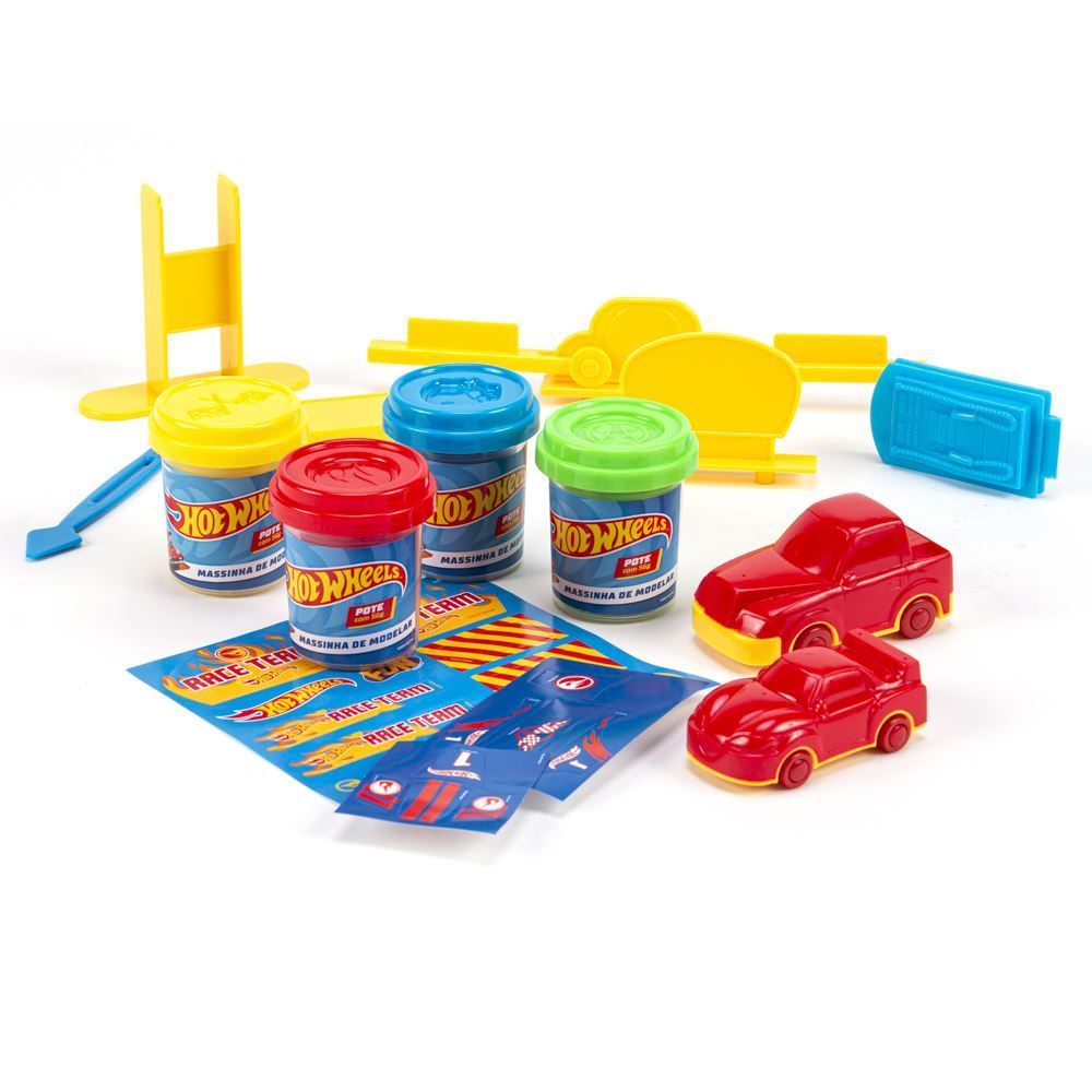 Massinha Hot Wheels Posto Race Team Da Fun - F0138-2 