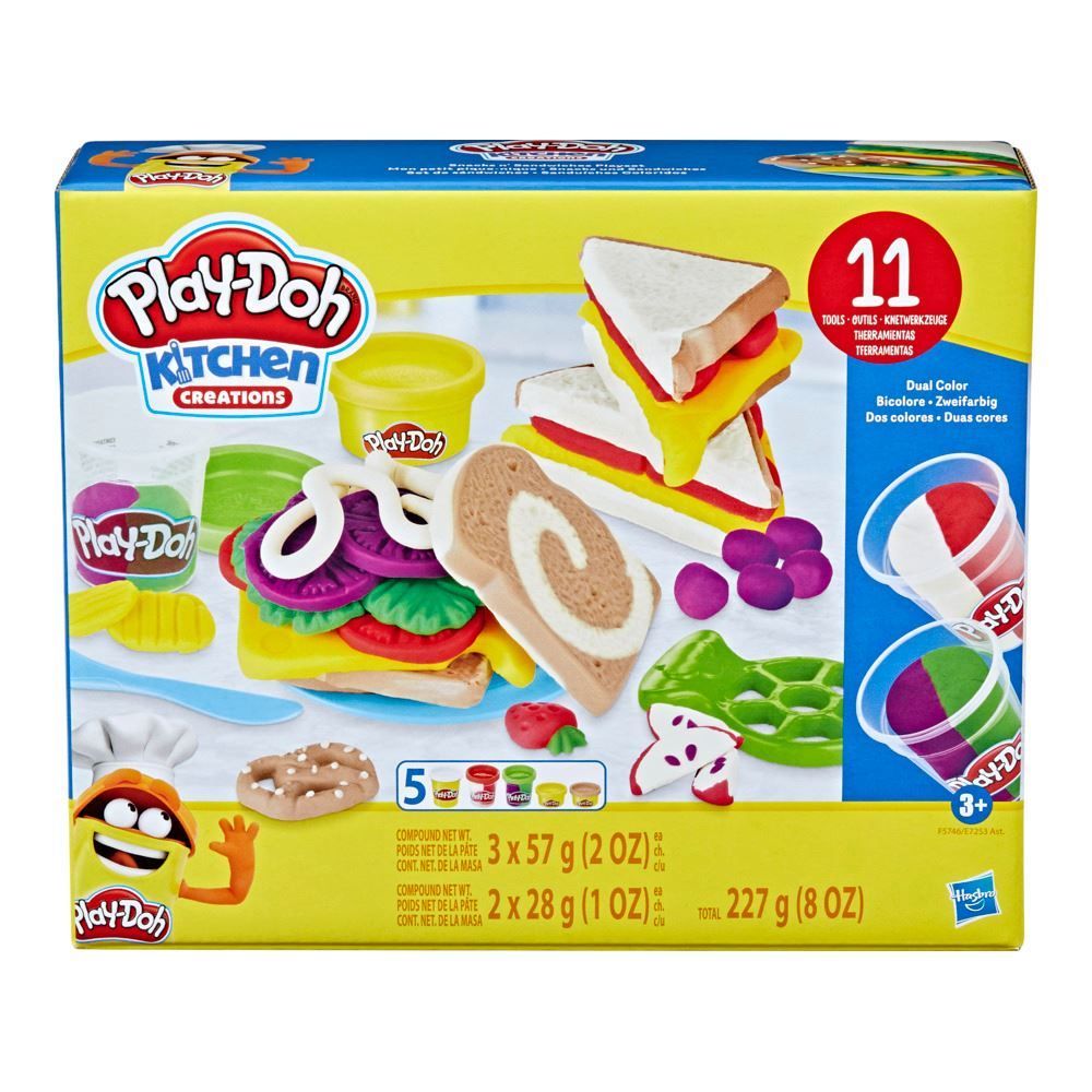 Massinha Play-Doh Sanduíches Coloridos Hasbro - F5746