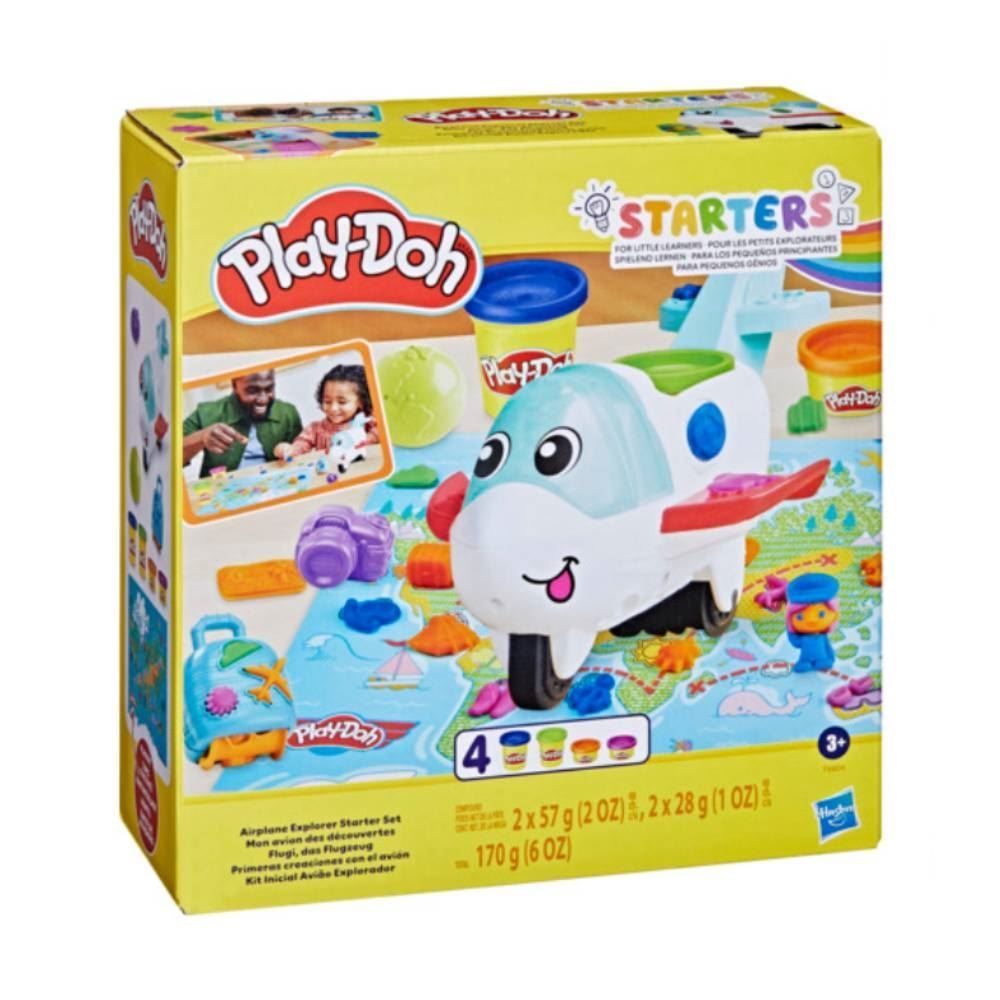 Massinha Play-Doh Starters Avião Explorador Hasbro - F8804