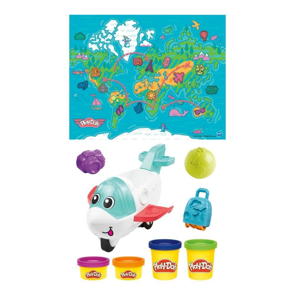 Massinha Play-Doh Starters Avião Explorador Hasbro - F8804