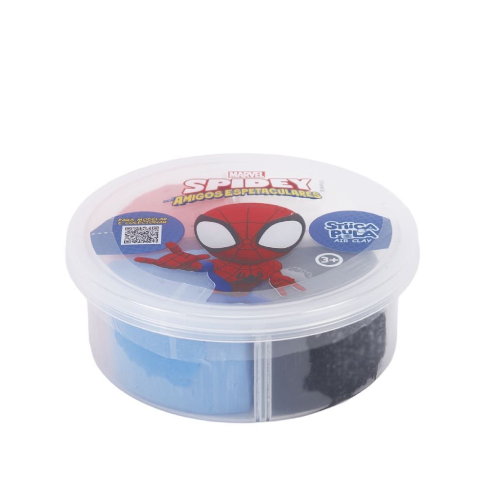 Massinha Stiica e Pula Spidey Amigos Espetaculares Doce Brinquedo - Sortido