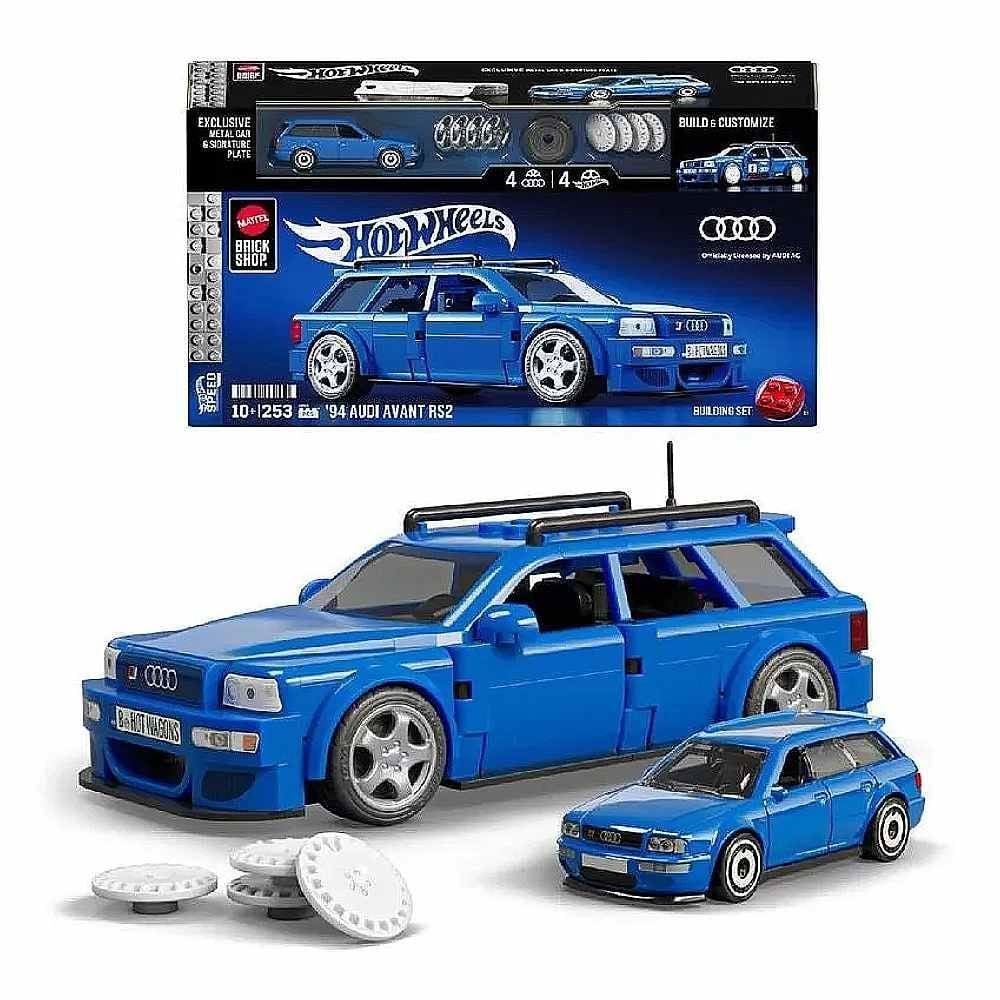 Mattel Brick Shop Jogo de Construção Speed '94 Audi Avant Hot Wheels - JGR28