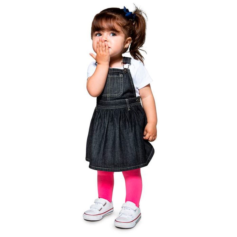 Meia Calça Bebê Fio 80 Lupo - ROSA G