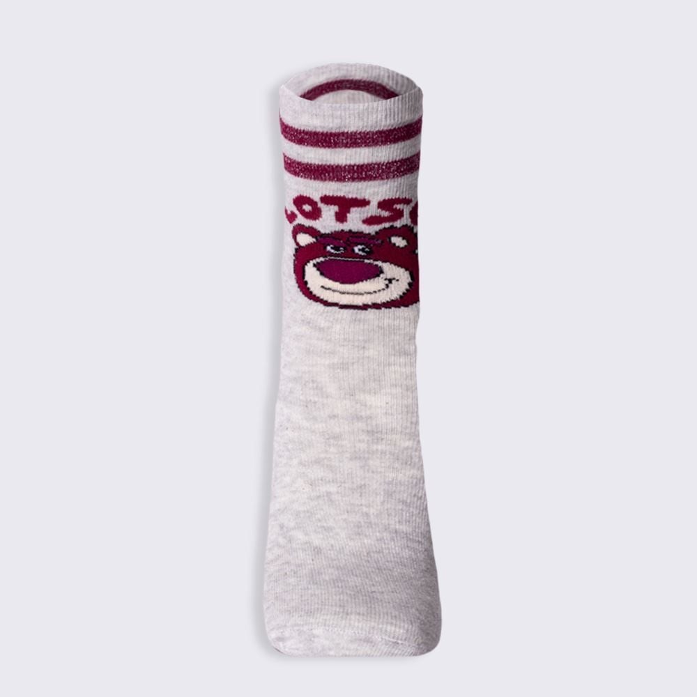 Meia Cano Longo Lotso Disney - CINZA 34/38