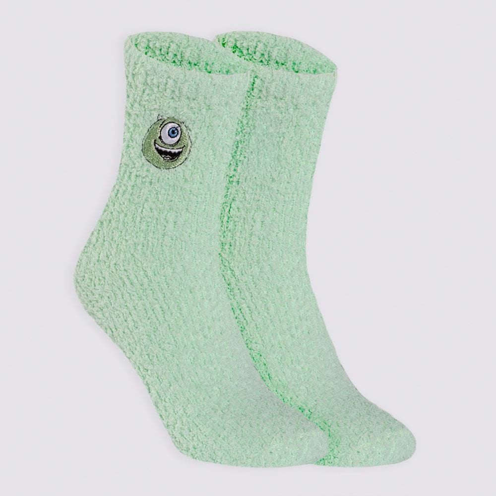 Meia Cano Longo Mike Wazowski Monstros S.A Disney - VERDE 34/38