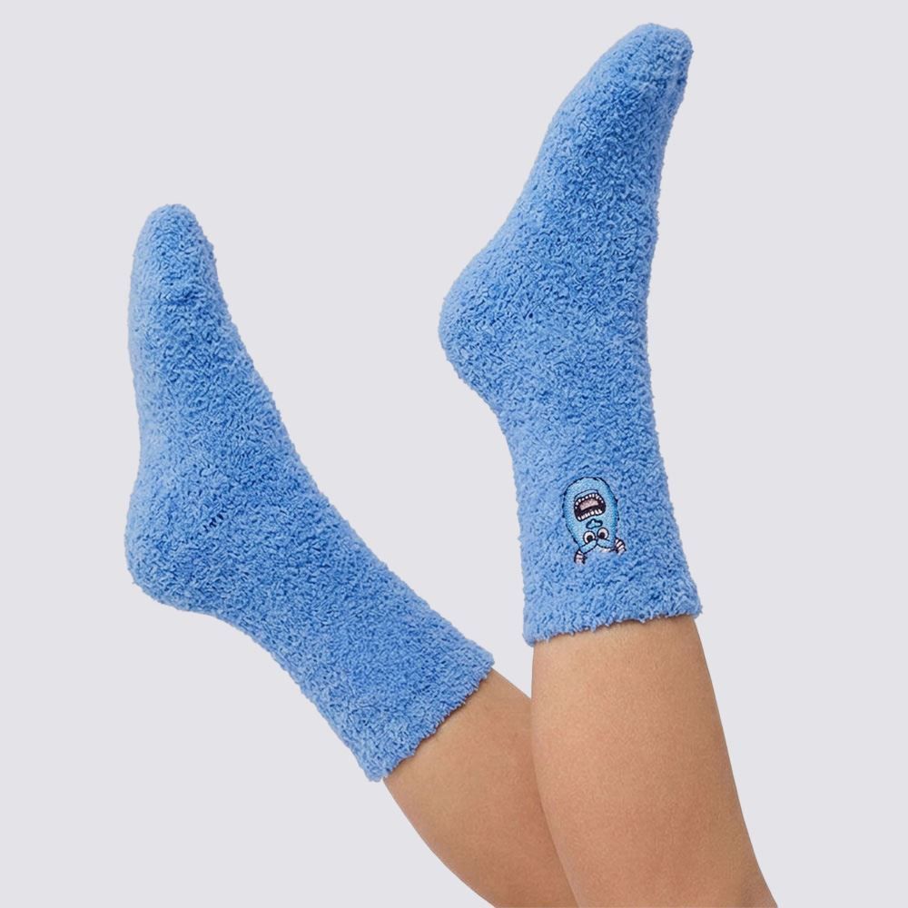 Meia Cano Longo Sulley Monstros S.A Disney - AZUL 34/38