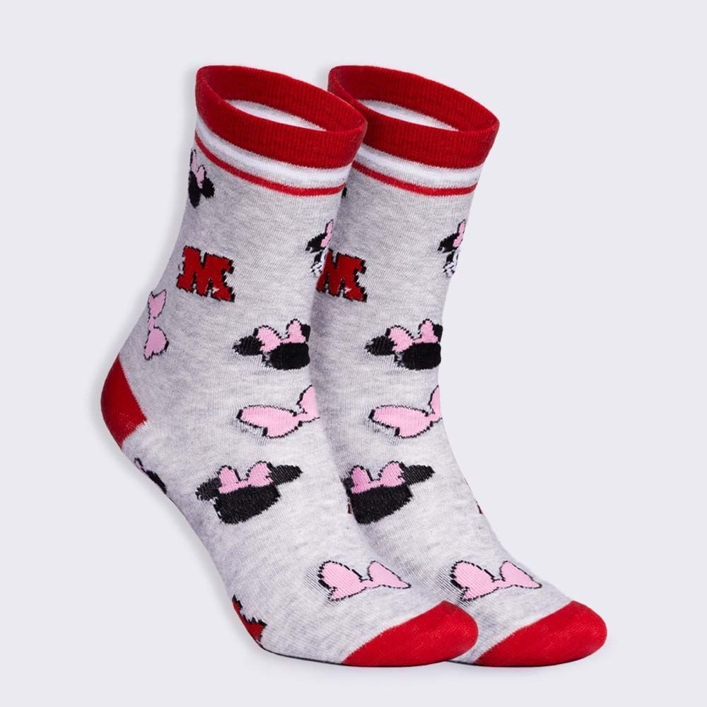 Meia Minnie Mouse Cano Longo Disney - 39/43