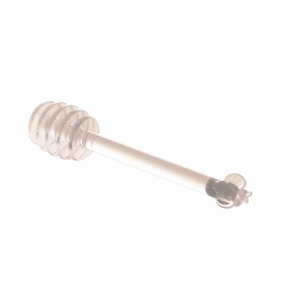 Meleira De Cristal Com Pegador Coração Lyor 12 Cm - Transparente