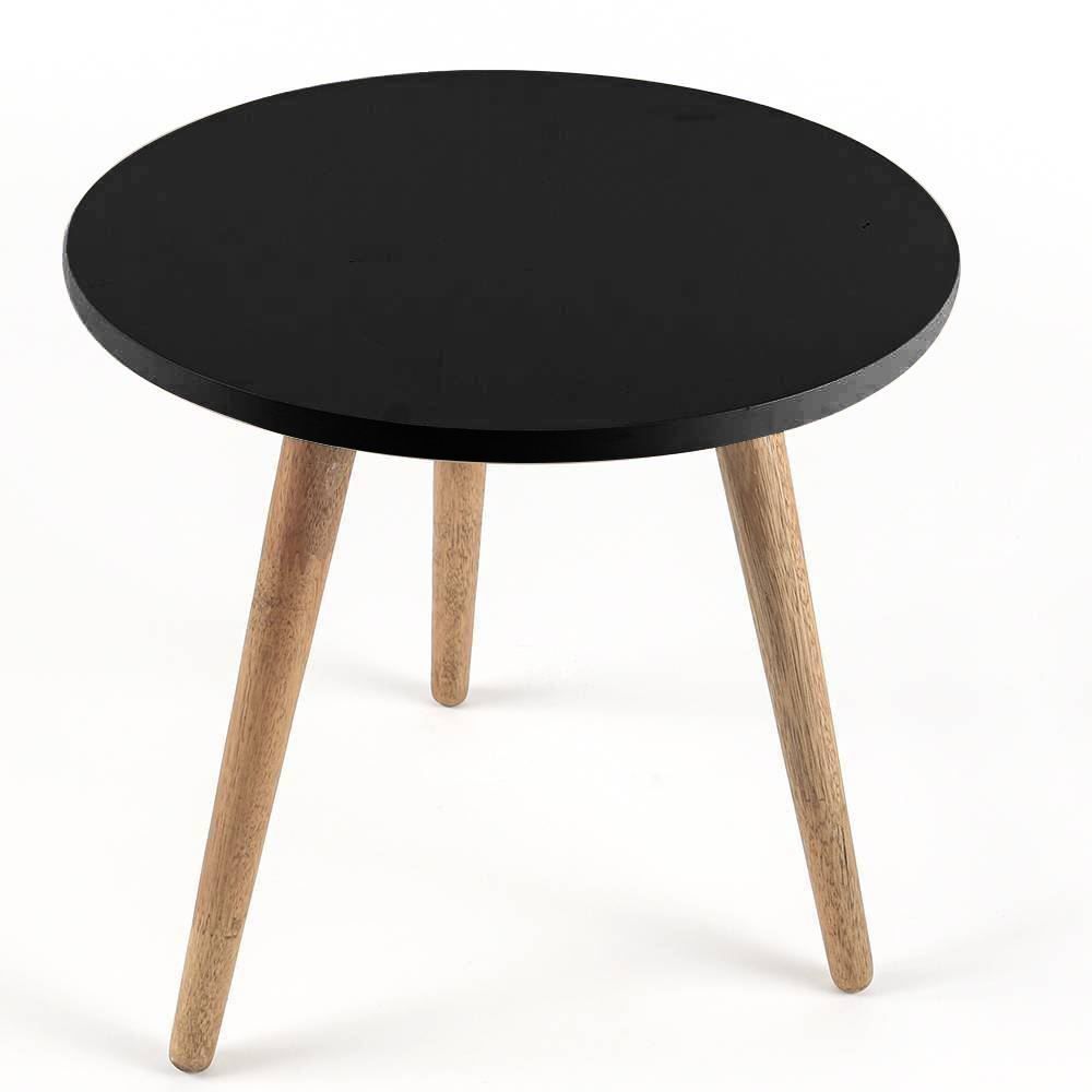 Mesa De Apoio Baixa Decorativa Havan Casa - Preto 