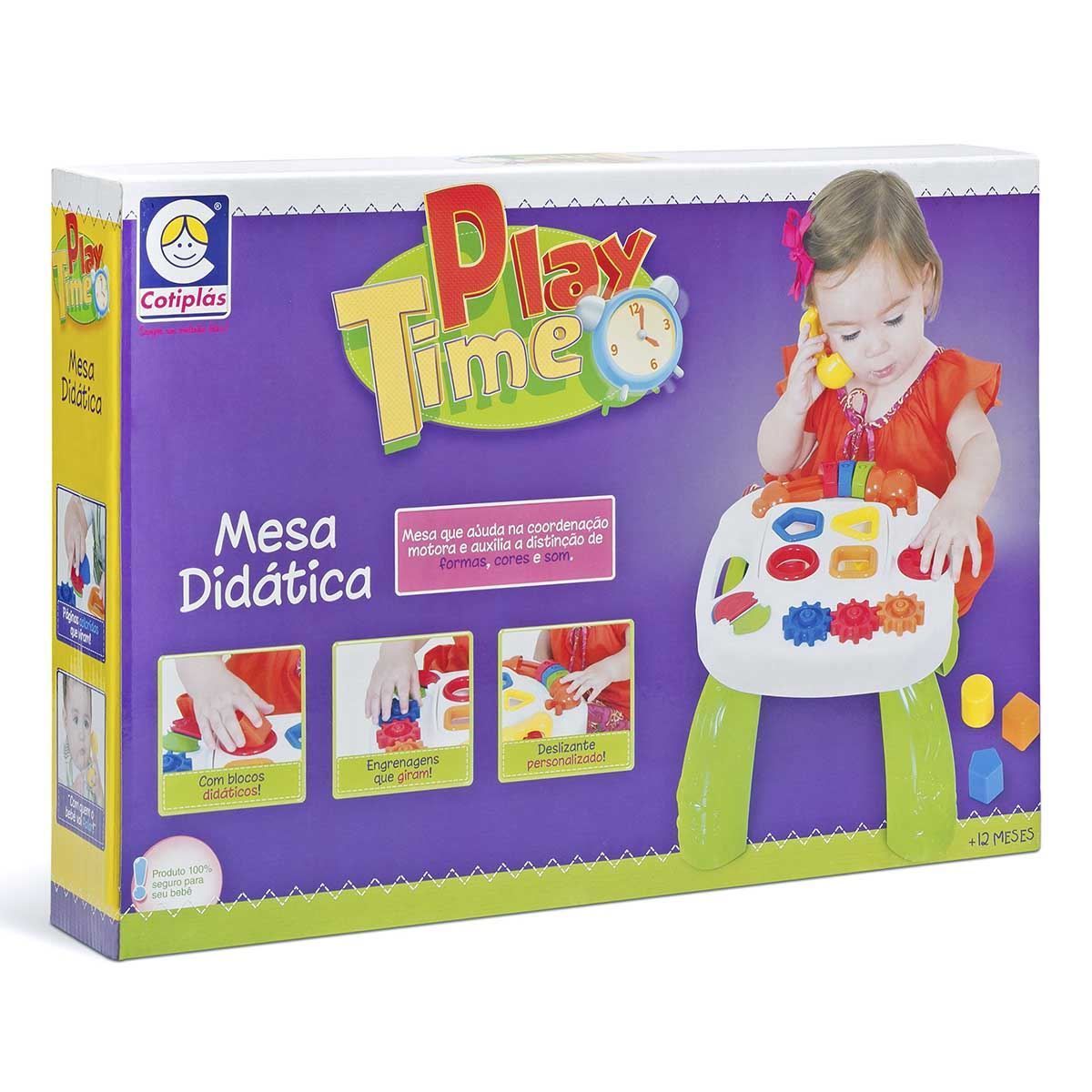 Mesa Didática Play Time 1996 Cotiplás - Colorido