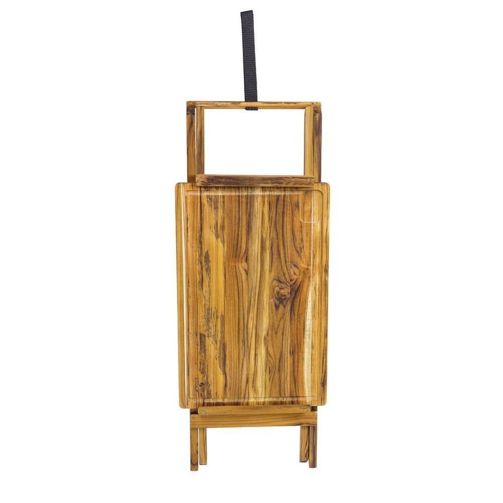 Mesa para Churrasco Desmontável Teca Stolf