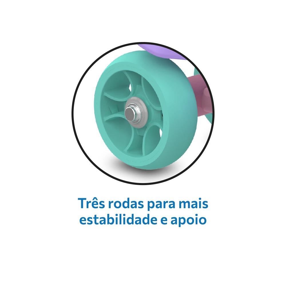 Meu Primeiro Patinete Rosa Brinquedos Bandeirante