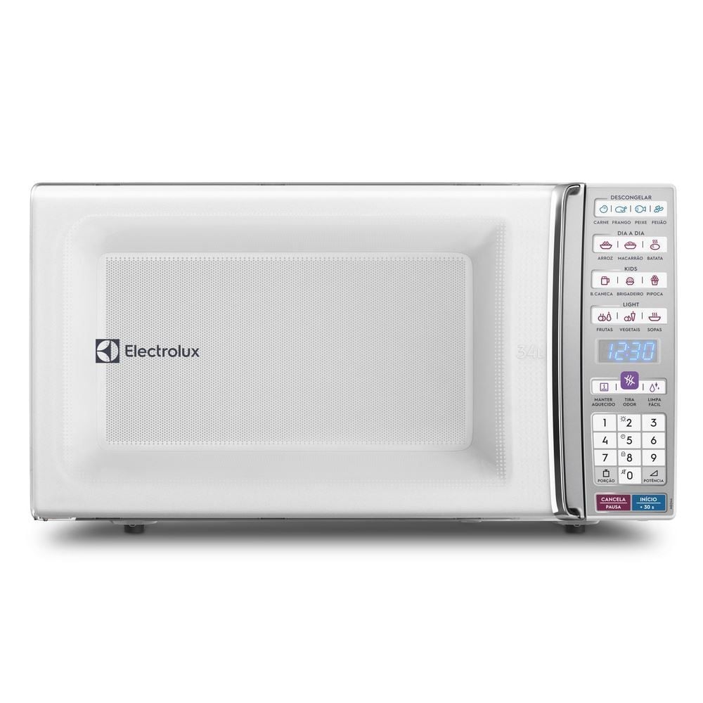 Micro-ondas Electrolux 34 Litros de Bancada Branco MEO44