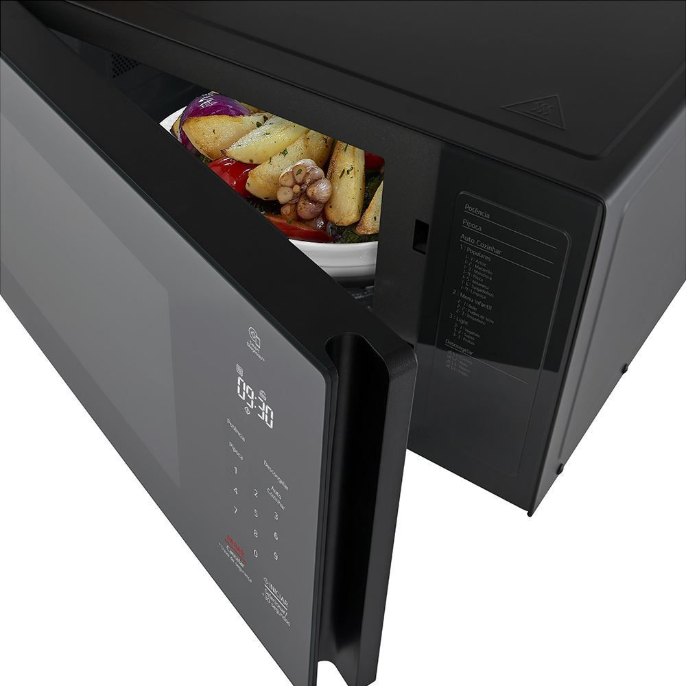 Micro-ondas LG 30 Litros de Bancada NeoChef Espelhado MS3094NR