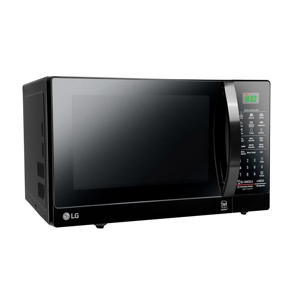 Micro-ondas LG 30 Litros de Bancada Revestimento Easy Clean MH7097AR