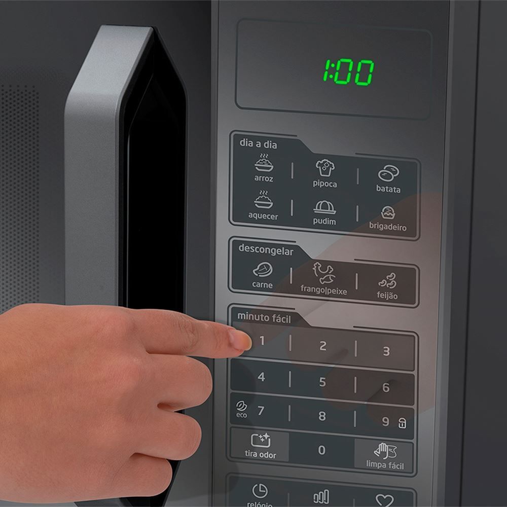 Micro-ondas Midea 27 Litros Espelhado Prata MXSA27S