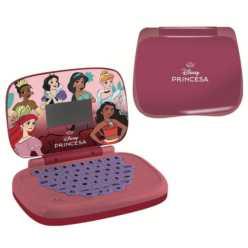 Miini Laptop Princesas Candide Com Tela Incorporada
