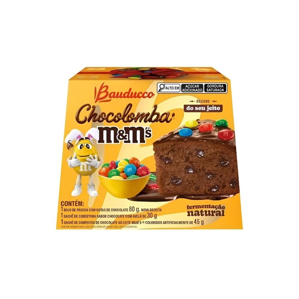 Mini Chocolomba M&M Bauducco - 80g