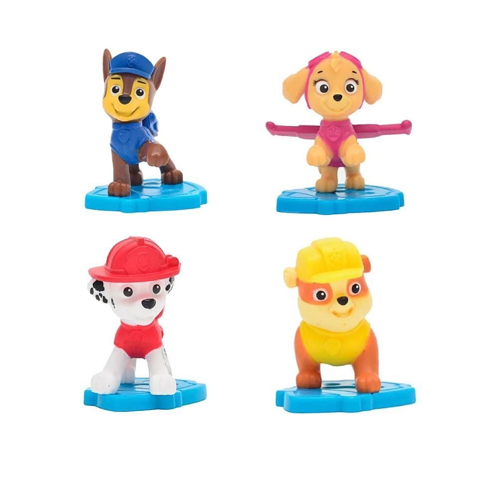 Mini Figura Patrulha Canina Sunny Brinquedos - 4 Unidades