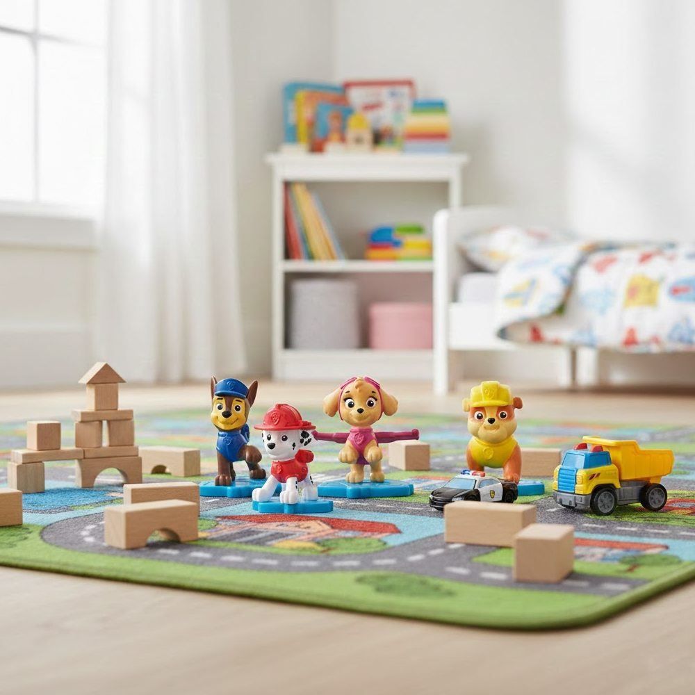 Mini Figura Patrulha Canina Sunny Brinquedos - 4 Unidades