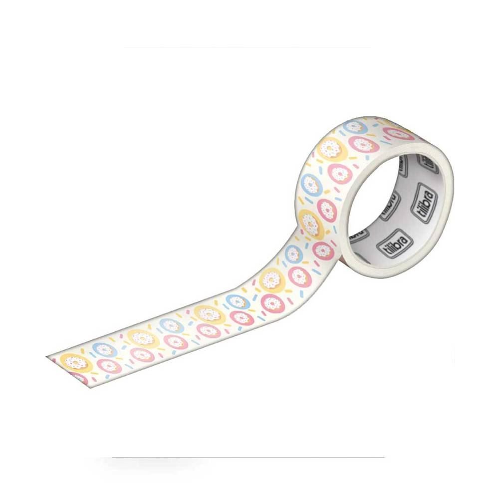 Mini Fita Adesiva Washi Tape Panda 3M Tilibra - 891819